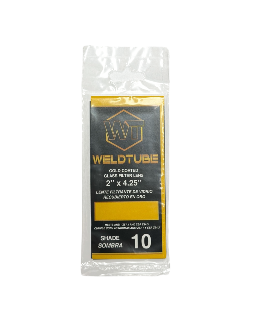 WELDTUBE Traditional Gold Coated Lens