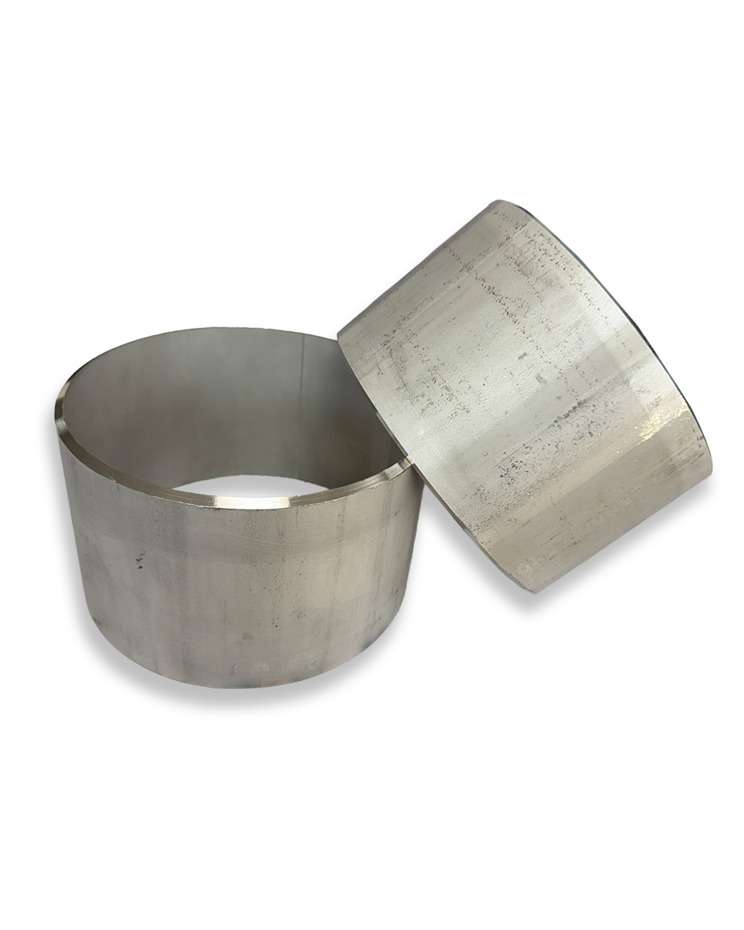 6" Sch 10 STAINLESS STEEL Coupon Set, Beveled Both Ends