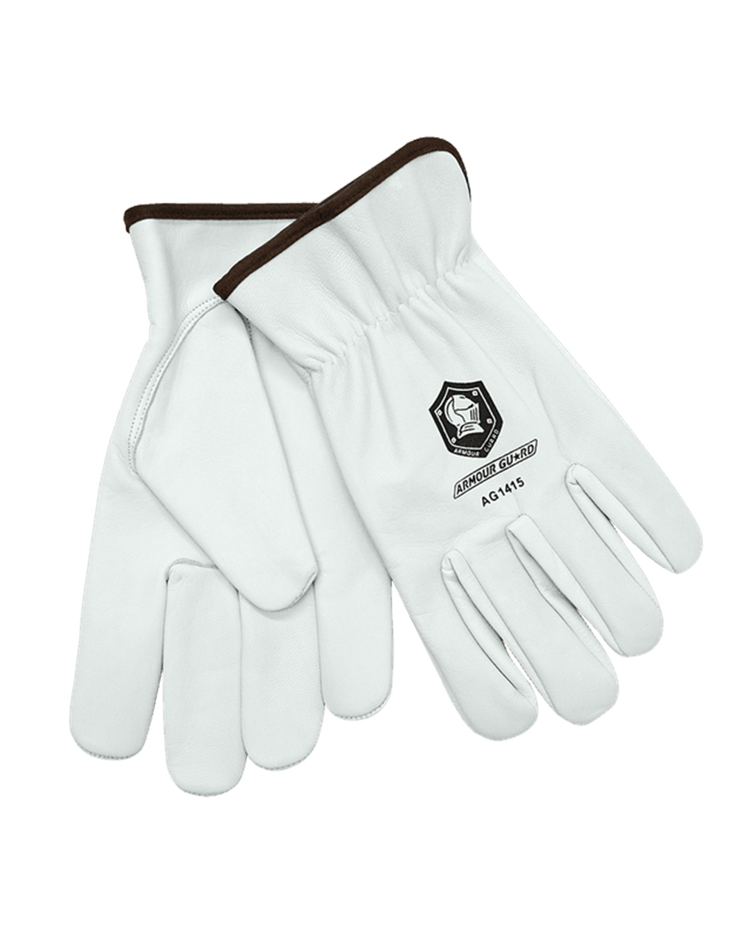 ARMOUR GUARD Premium Pearl Top Leather DRIVER Gloves