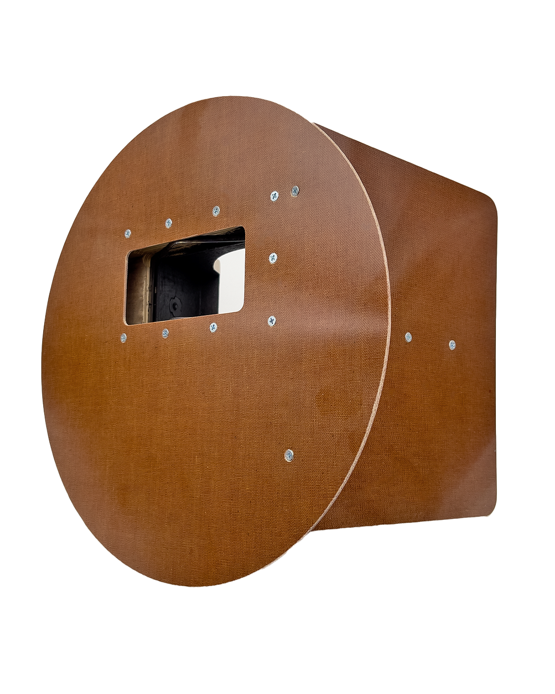 SARGE'S Pancake Welding Hood, Special Model (Wider Lens Slot)