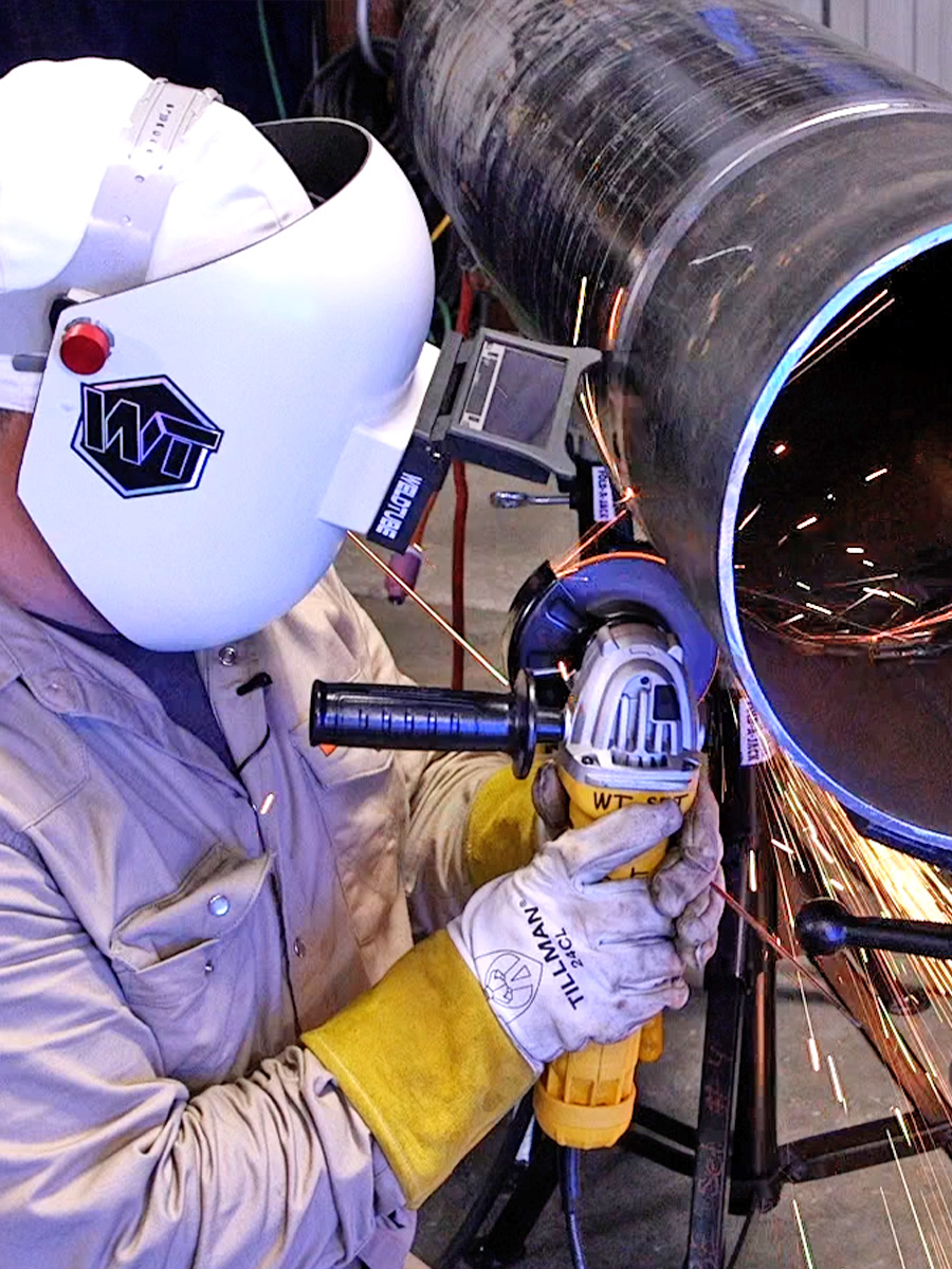 WELDTUBE Flip-Front Adapter for PIPELINER welding helmet | Clip On