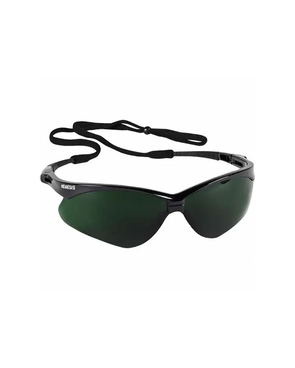 KLEENGUARD Nemesis Green Cutting Glasses, Shade 5 – WeldTube