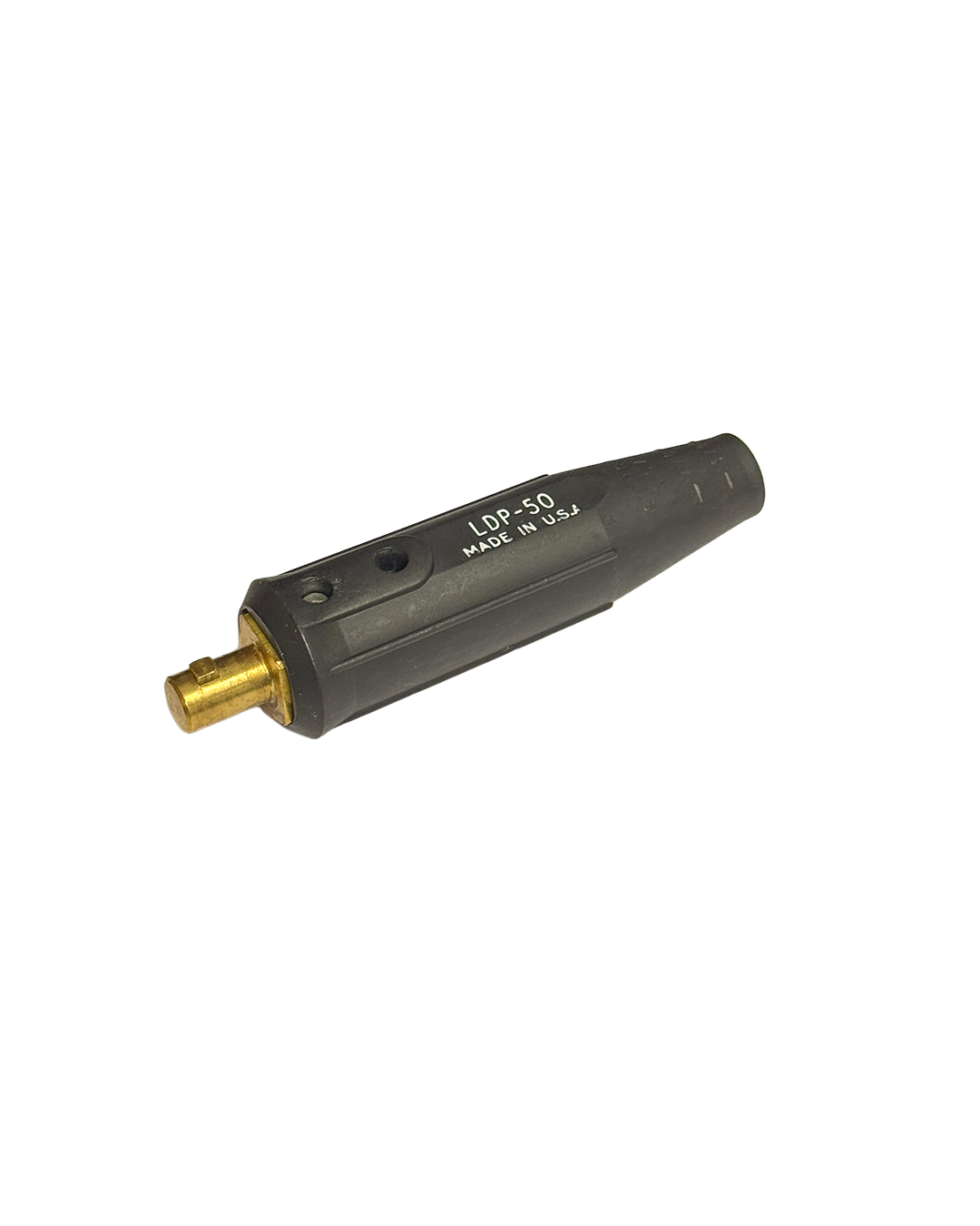 LENCO Dinse LDP-50M Single MALE Connector, Black