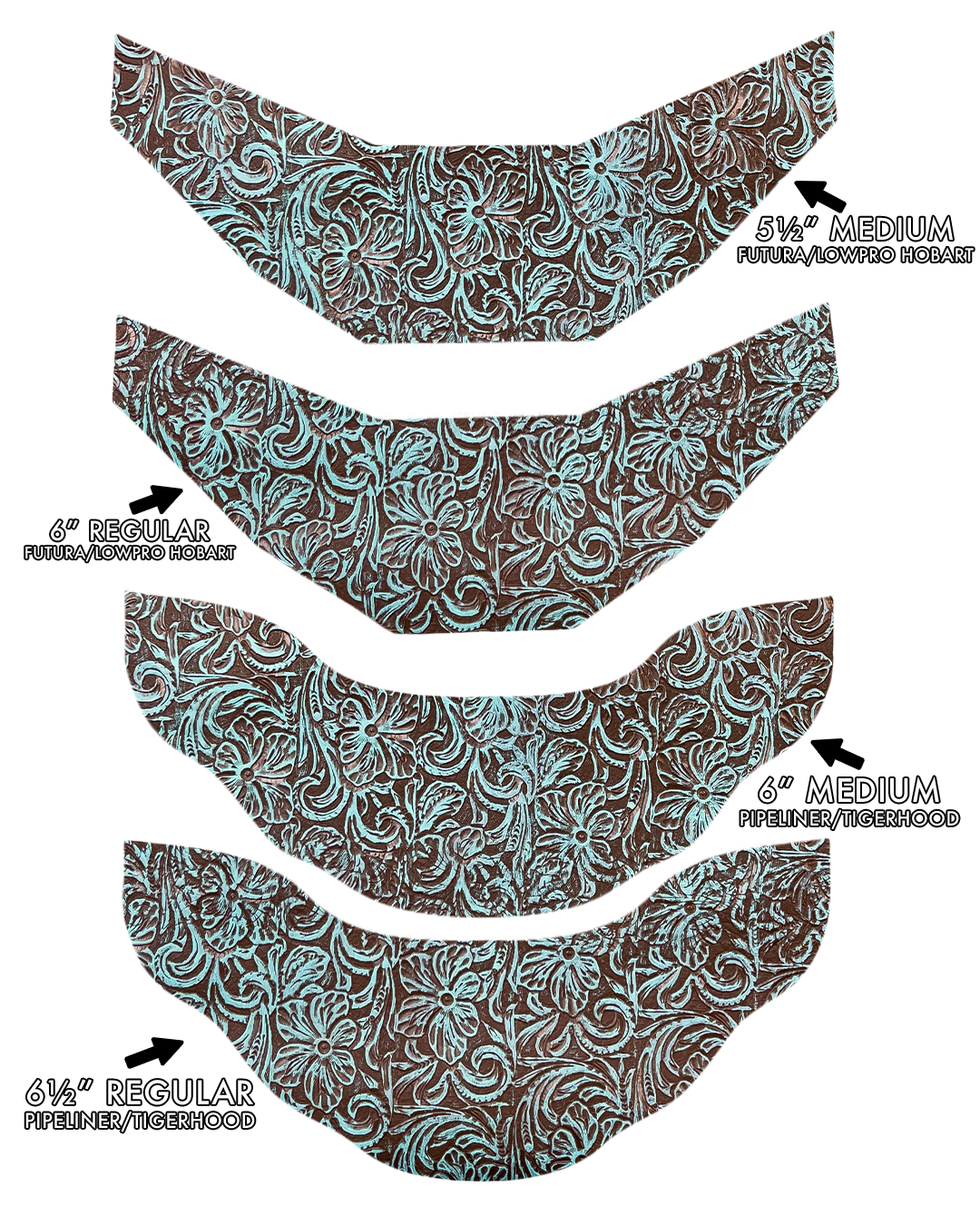 Leather Bottom BEARD Bib for Various Welding Helmets