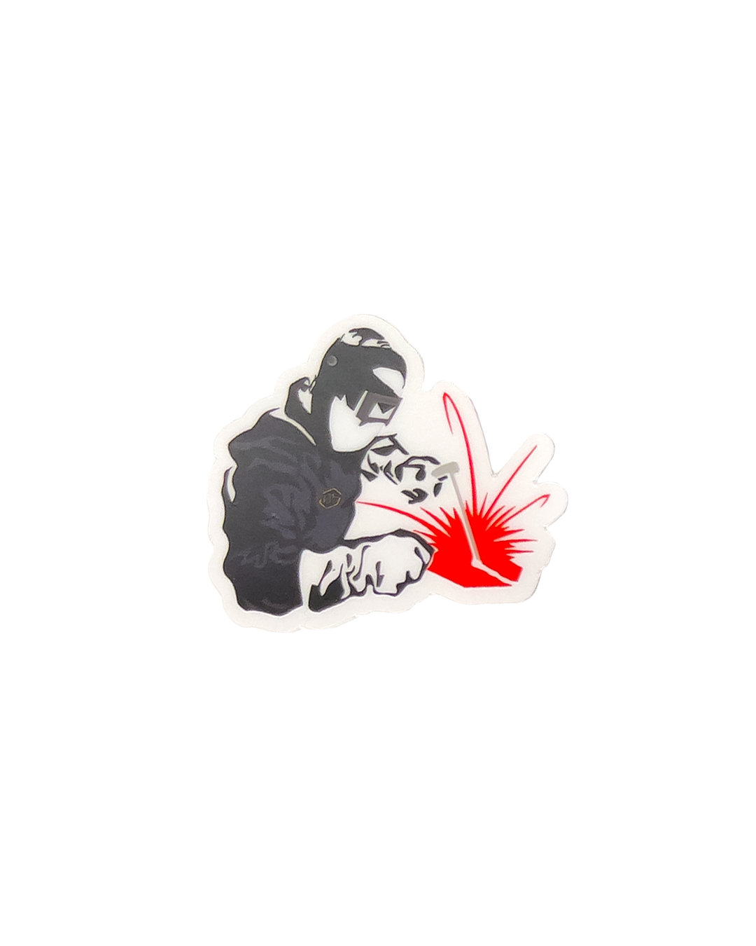 WELDTUBE Welder Man Sticker