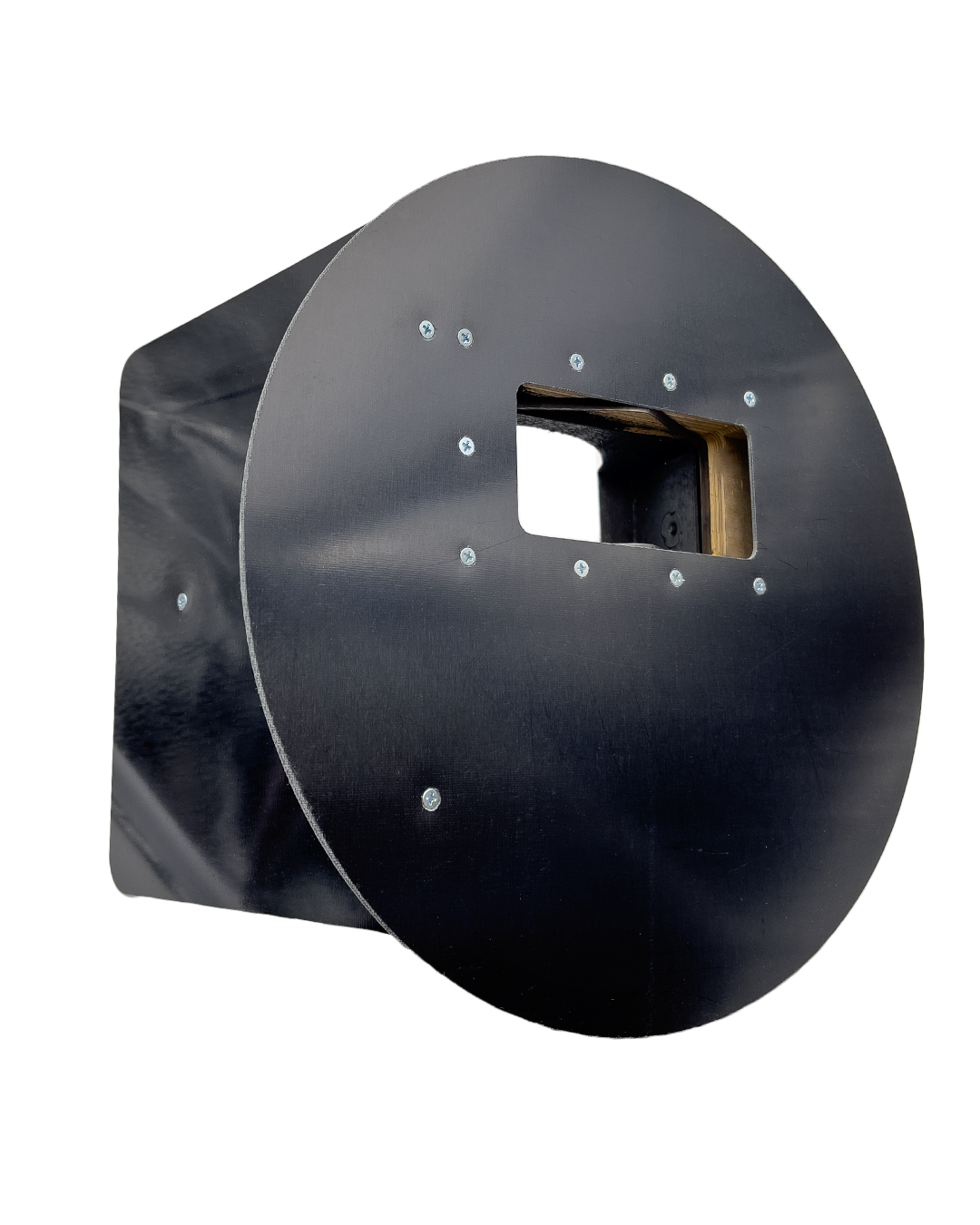 SARGE'S Pancake Welding Hood, Special Model (Wider Lens Slot)