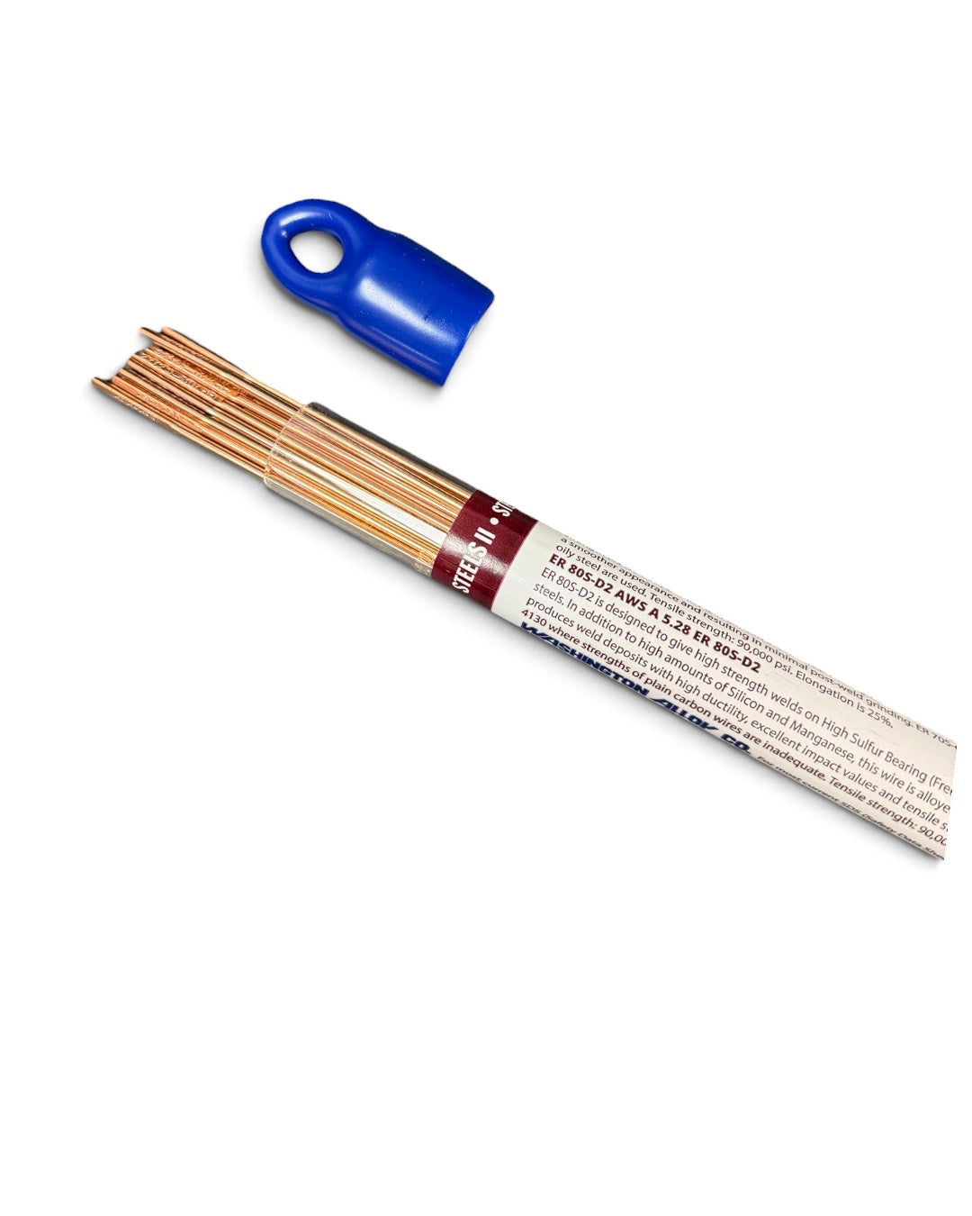 WASHINGTON ALLOY ER70S-6 Carbon Steel TIG Rods, 1 Lbs