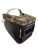 Chopped Leather Top LOWPRO Welding Helmet, with Aluminum Fasteners & High Visibility HD Lens