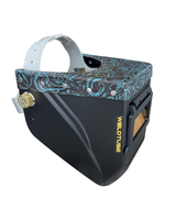 Chopped Leather Top LOWPRO Welding Helmet, with Aluminum Fasteners & High Visibility HD Lens