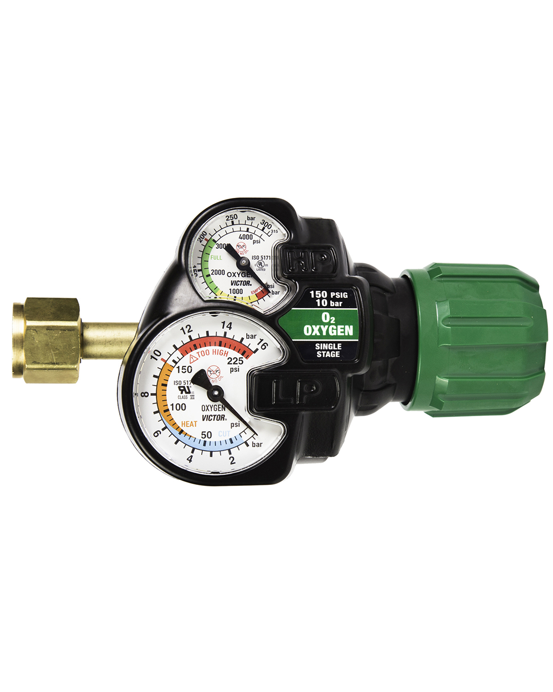 VICTOR Edge 2.0 Heavy Duty/High Capacity OXYGEN Regulator, CGA-540