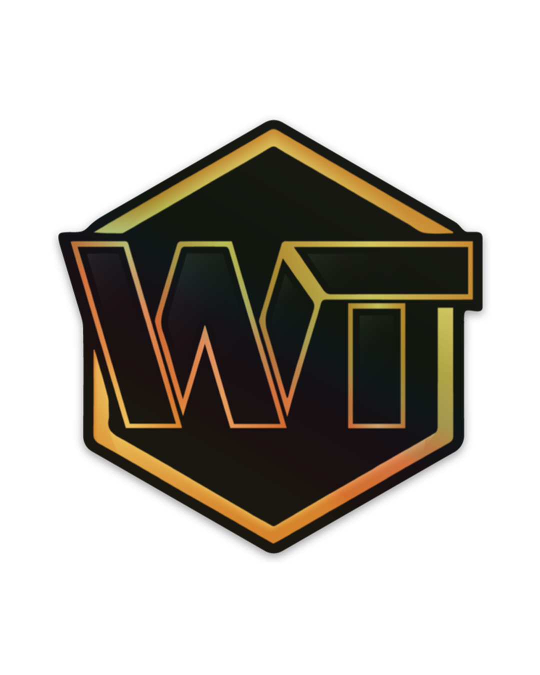 WELDTUBE Badge Holographic Sticker