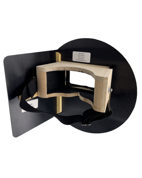 SARGE'S Pancake Welding Hood, Special Model (Wider Lens Slot)