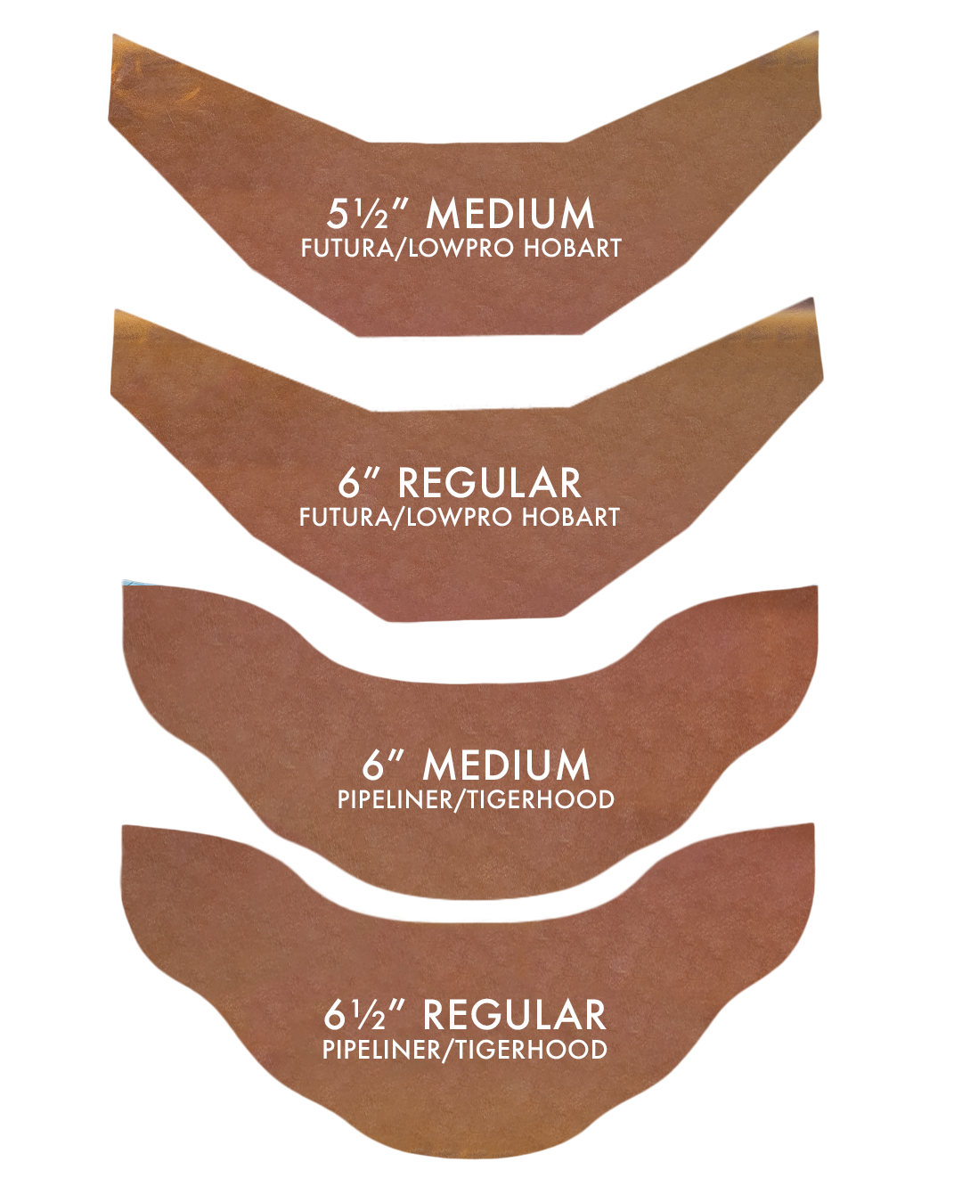 Leather Bottom BEARD Bib for Various Welding Helmets