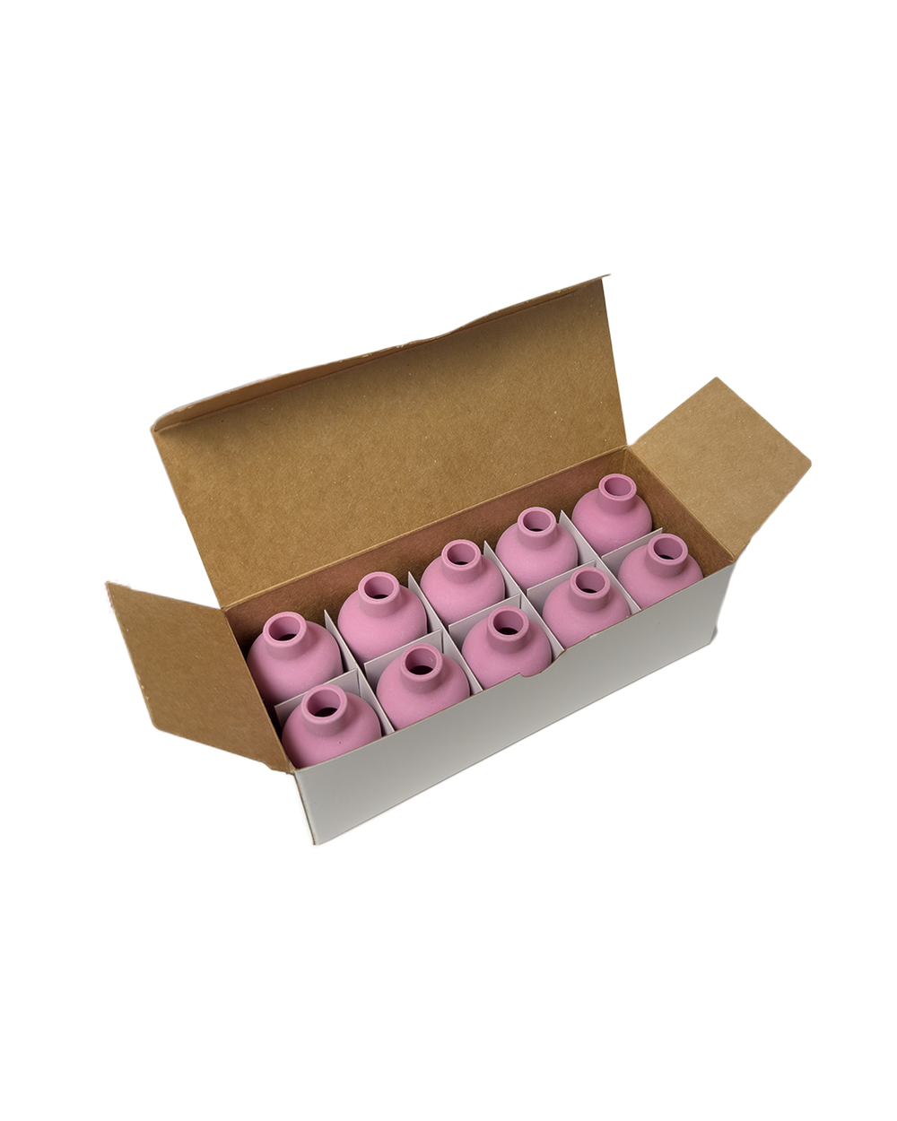 PROFAX 3/8 in, Size 6, Alumina Nozzle TIG Cup for Large Gas Lens PROFAX 3/8 in, Size 6, Alumina Nozzle TIG Cup for Large Gas Lens
