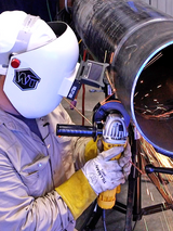 WELDTUBE Flip-Front Adapter for PIPELINER welding helmet | Clip On