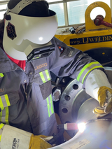 WELDTUBE Flip-Front Adapter for PIPELINER welding helmet | Clip On