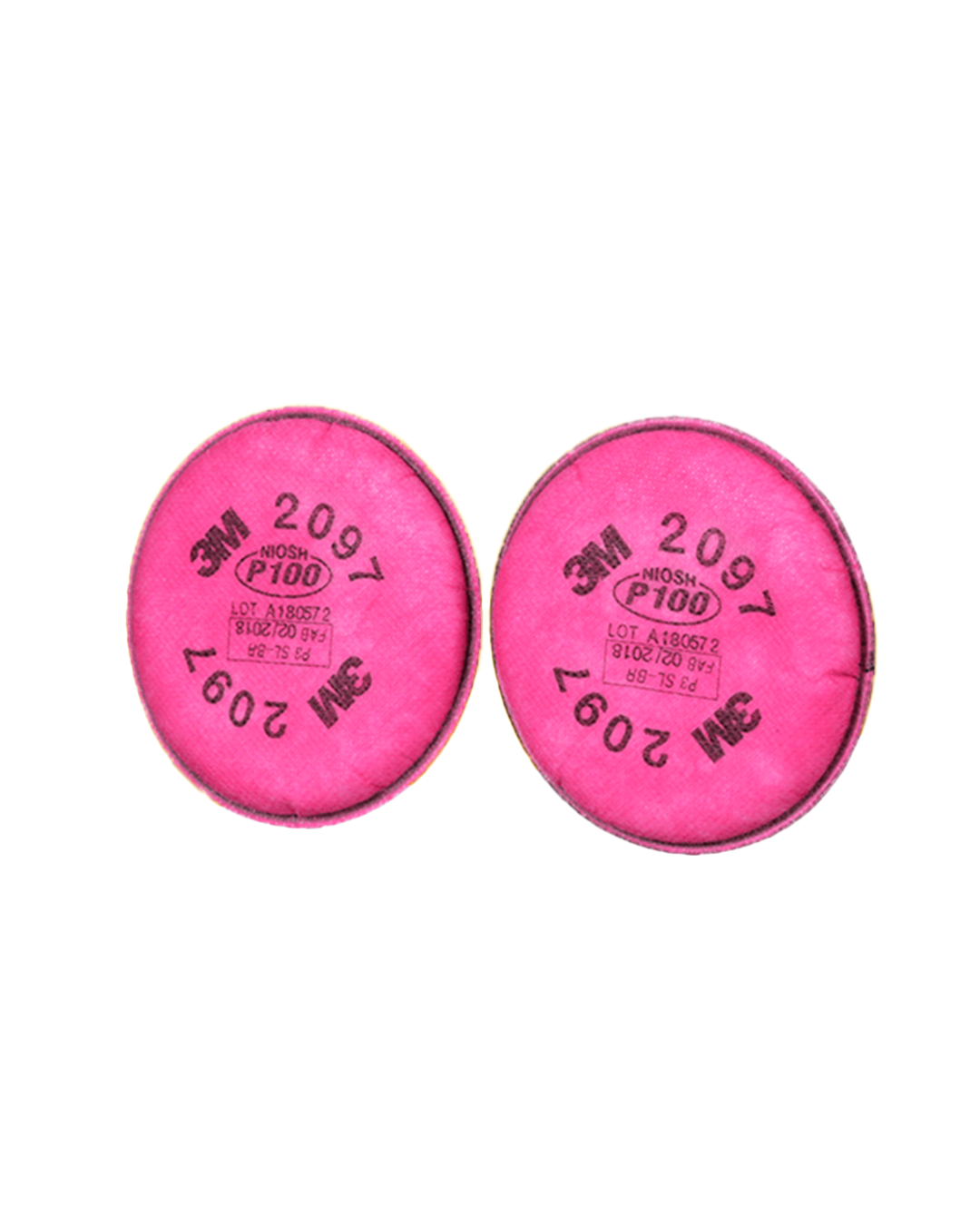 3M 2097 Nuisance-Level Organic Vapor/Fumes Filter P100, 2 Pack