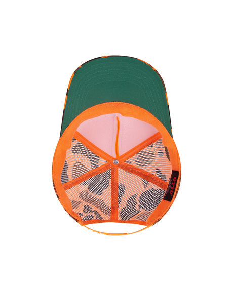 Orange Camo High-Vis Trucker Hat