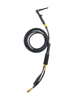 HYBRID 17 Series TIG Rig Package, 180 Amp Torch Body, Flex Head, Argon Valve, 12.5 ft Power Cable w/TTC Gas Connector, 14" Pig Tail Extension