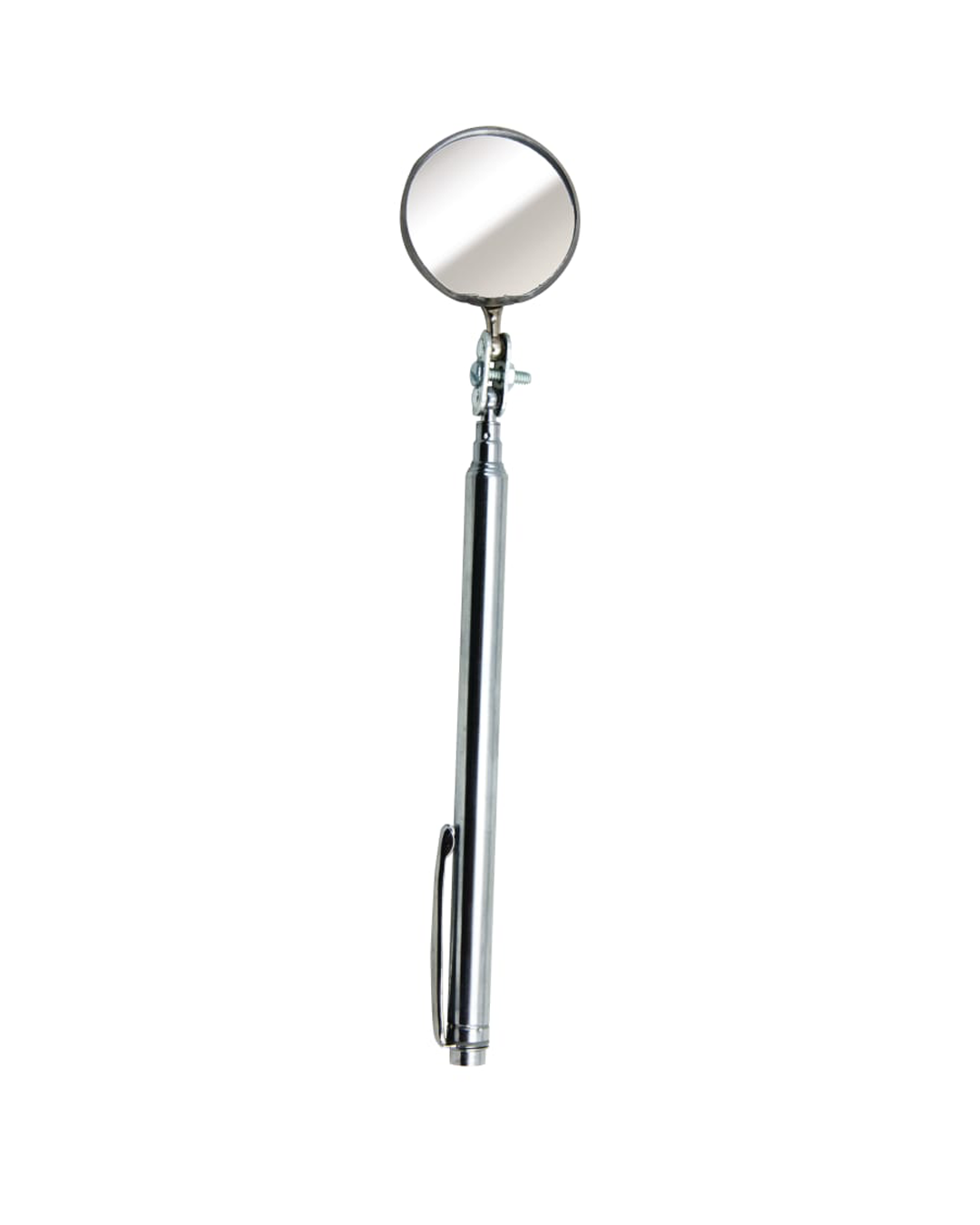 ULLMAN Pocket Telescoping Inspection Mirrors, 1 1/4 in Diameter, 4 1/2 in-18 1/2 in Length