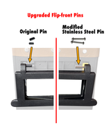 READY TO SHIP - Chopped Teal Black Floral Leather Top LOWPRO Welding Helmet