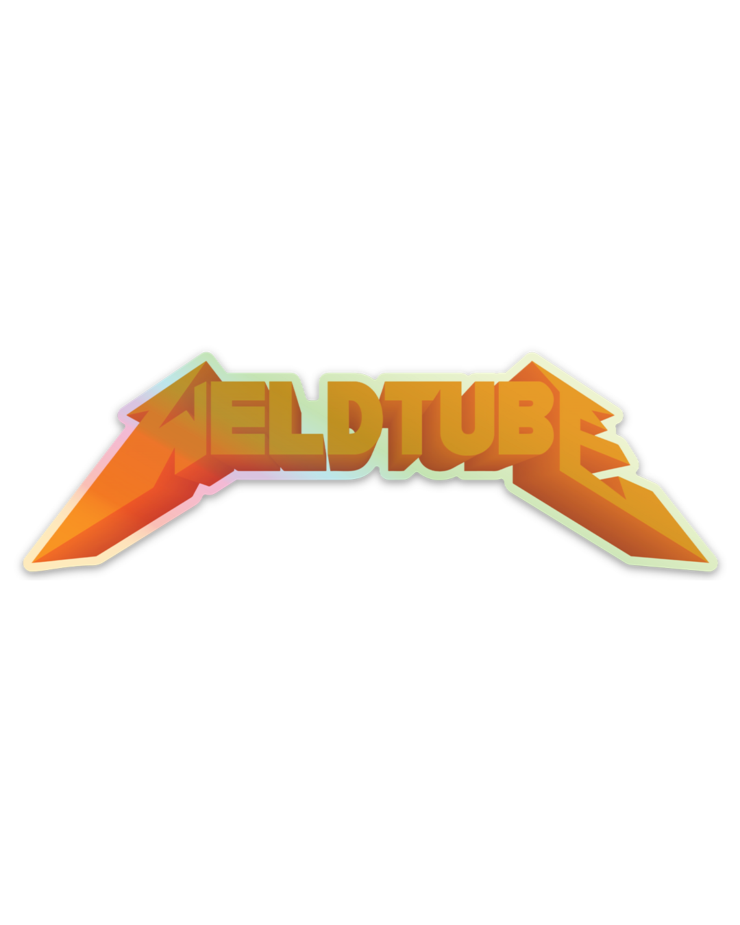 WELDTUBE Master of Welds Holographic Sticker