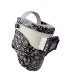 Chopped Leather Top/Bottom PIPELINER Welding Helmet with Aluminum Fasteners & High Visibility HD Lens