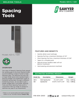 SAWYER Spacing Wedge for Pipe Welding, Fitting, and Metal Working