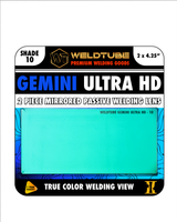 WELDTUBE Gemini Ultra HD True Color 2 Piece Mirrored Passive Welding Lens