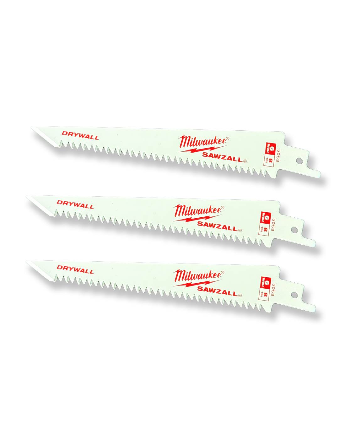 SAWZALL 6 in. 8 TPI Drywall Cutting Reciprocating Saw Blade (3-Pack)