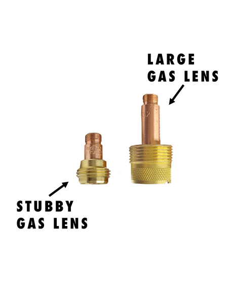 WELDTEC STUBBY Gas Lens, 1/8 Dia (1 Count)