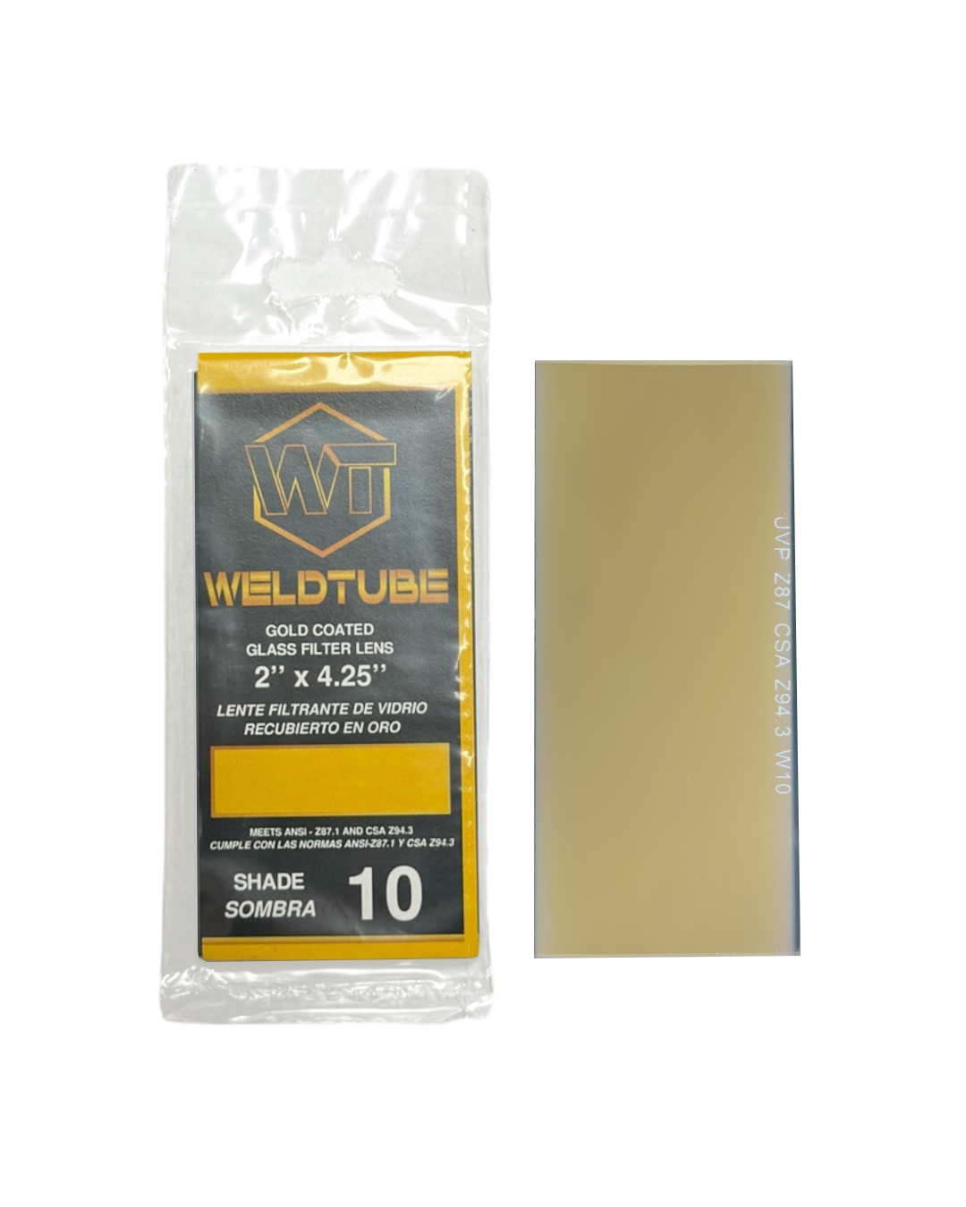 WELDTUBE Traditional Gold Coated Lens