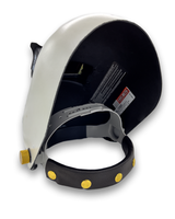 WELDERMADEHEADBANDS One Piece Front Leather Head Band for Welding Helmet Headgear