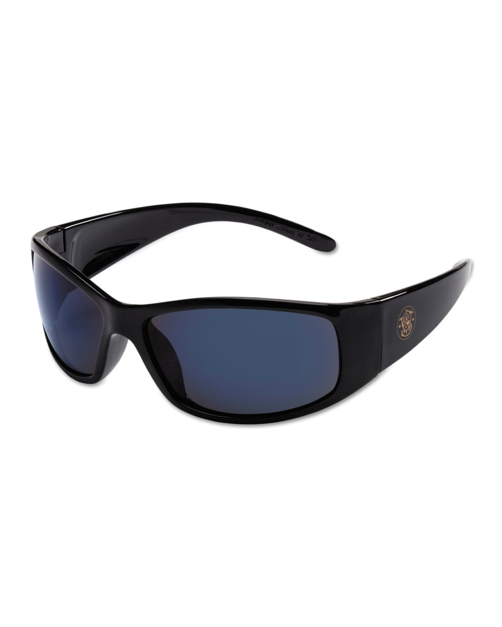SMITH & WESSON Elite DARK Safety Glasses, Blue Mirror Polycarbonate Lens, Black Frame