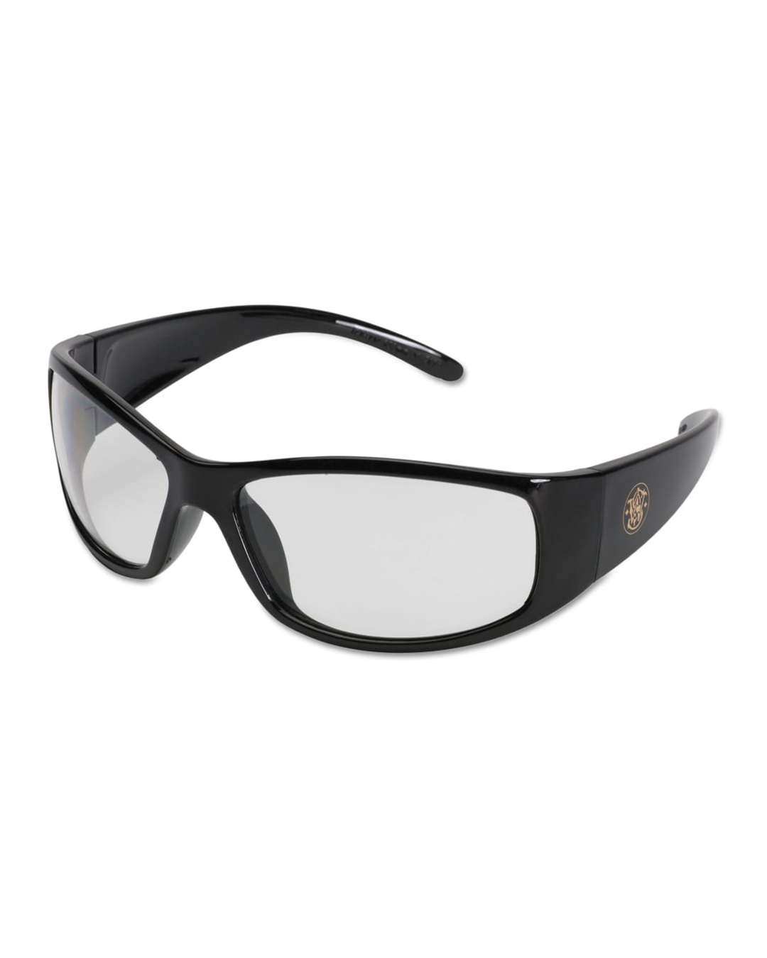 SMITH & WESSON Safety Glasses, Clear Polycarbonate Lens, AntiFog, Bla