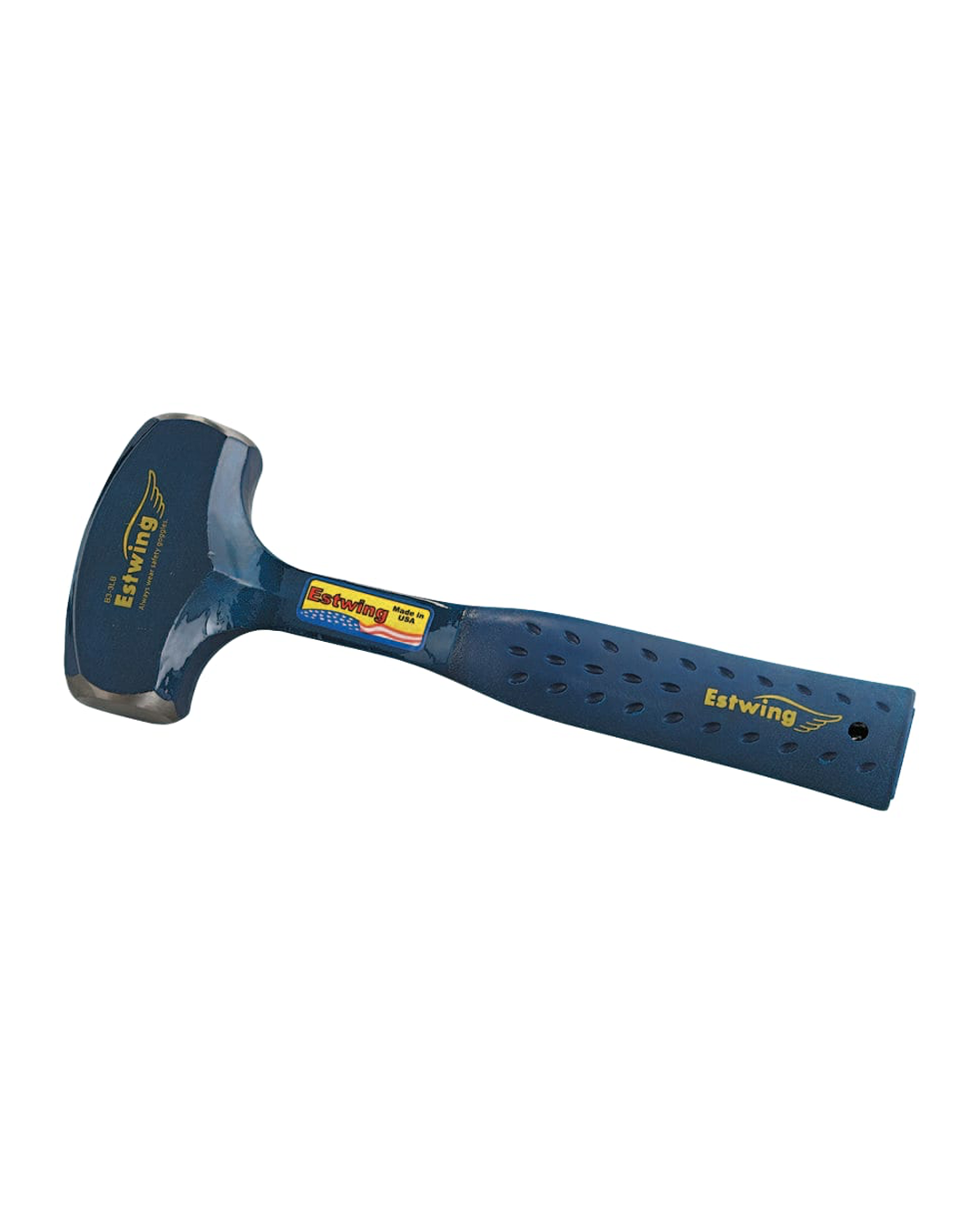 ESTWING 3 Lb. Drilling Hammer, 11 in Long, Straight Steel Handle