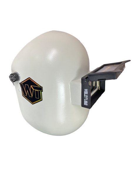 ORIGINAL Pipeliner Welding Helmet Upgraded with Aluminum Fasteners & High Visibility Lens
