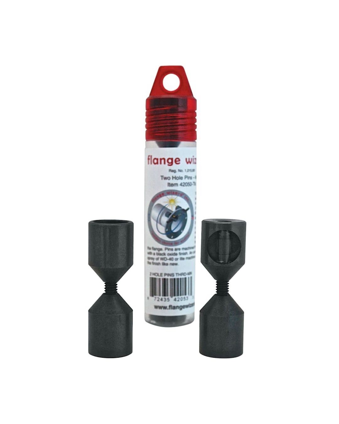 FLANGE WIZARD Mini Two Hole Pin, 5/16 in to 63/64 in, Threaded