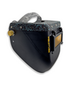 Chopped Leather Top FUTURA Welding Helmet with Aluminum Fasteners & High Visibility HD Lens